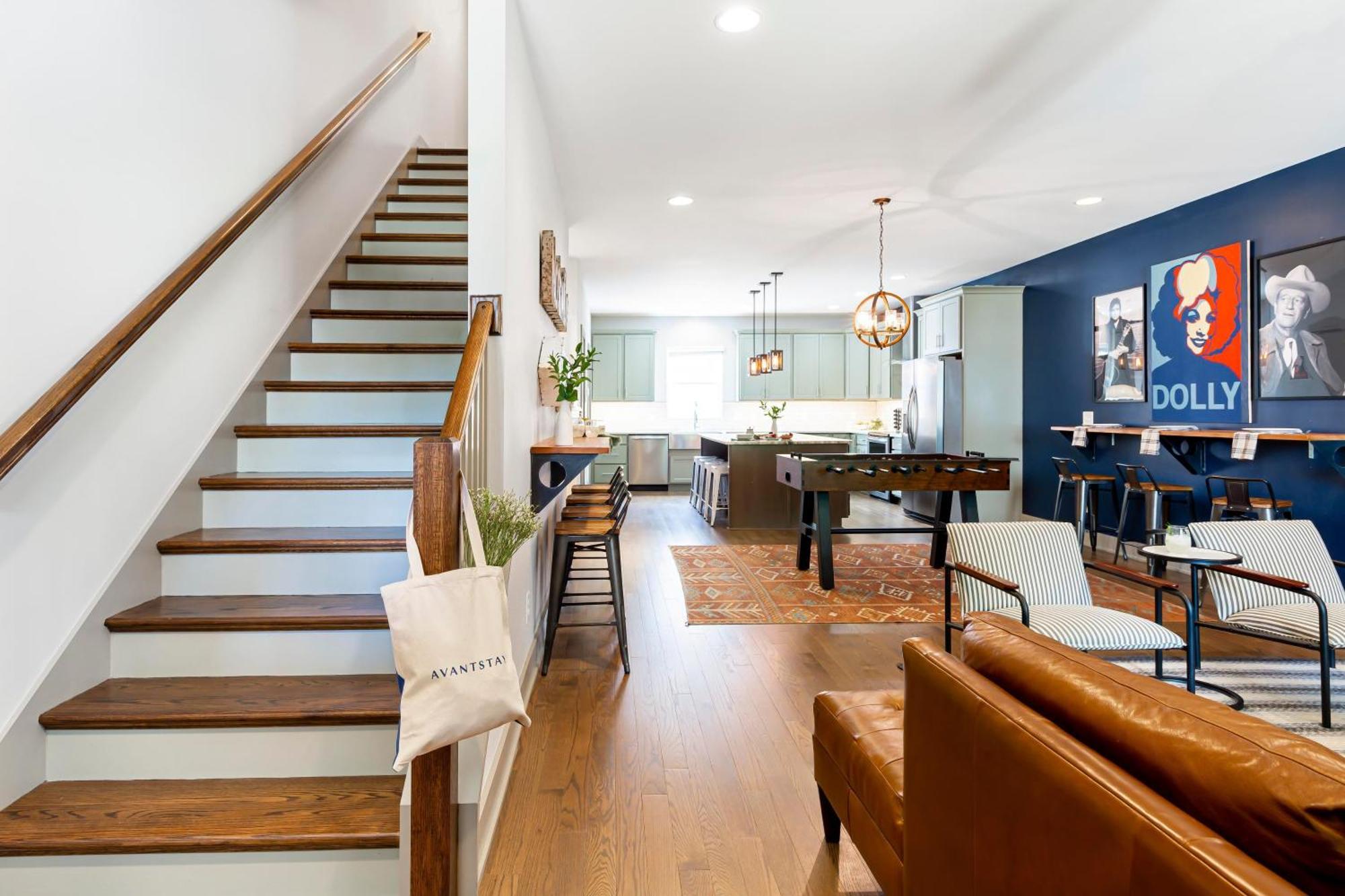 Waverly By Avantstay Nashville-Inspired Townhome W Luxury Kitchen Pool Table Экстерьер фото