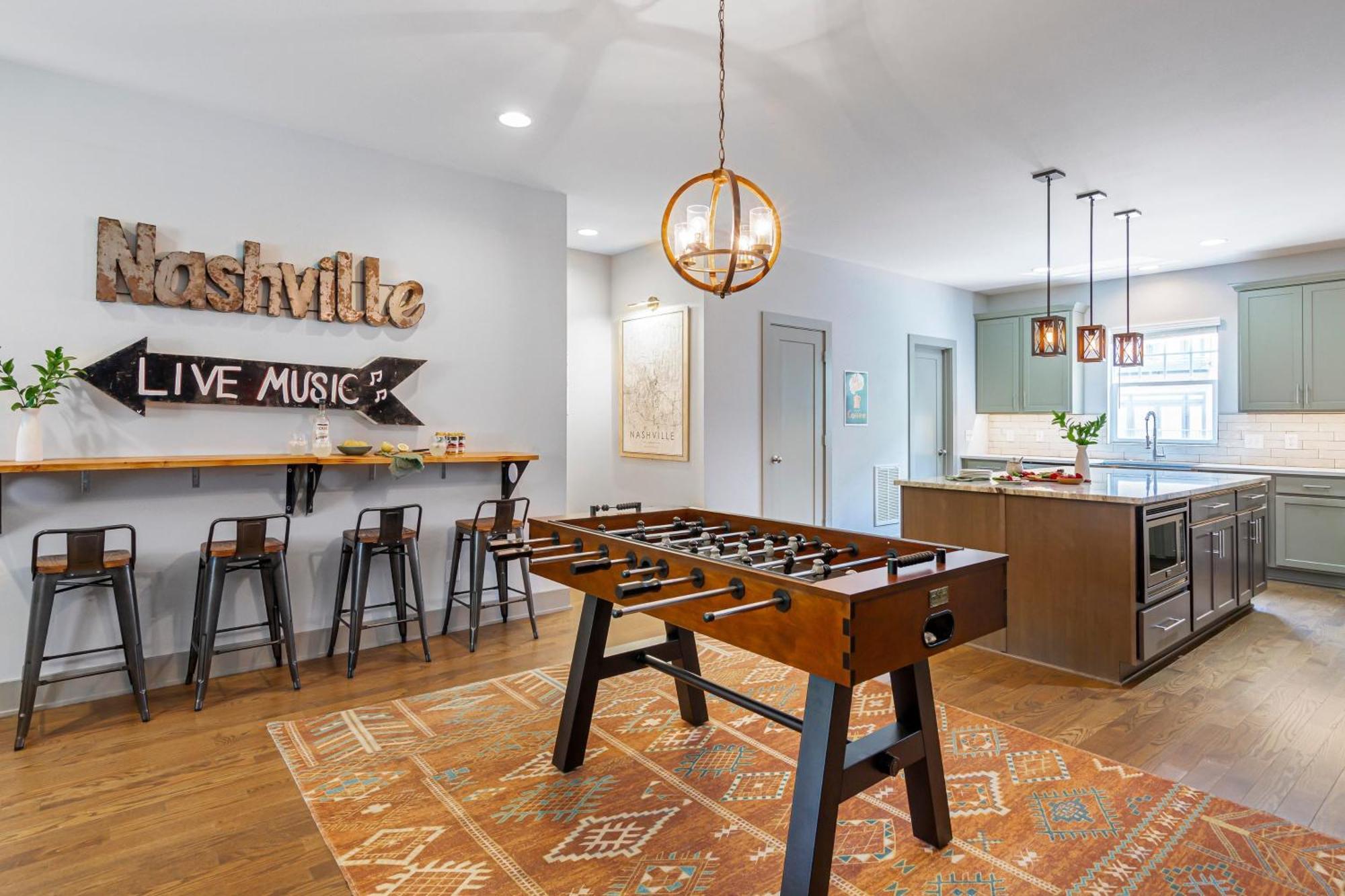 Waverly By Avantstay Nashville-Inspired Townhome W Luxury Kitchen Pool Table Экстерьер фото